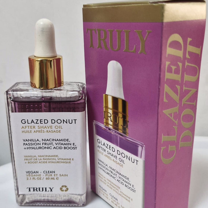 🌿 TRULY GLAZED DONUT AFTER SHAVE OIL – 60ML // 2 por el precio de 1