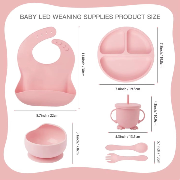 🍼 Kit de Alimentación Complementaria para Bebés – 6 piezas