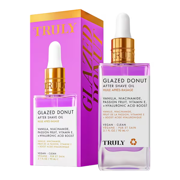 🌿 TRULY GLAZED DONUT AFTER SHAVE OIL – 60ML // 2 por el precio de 1