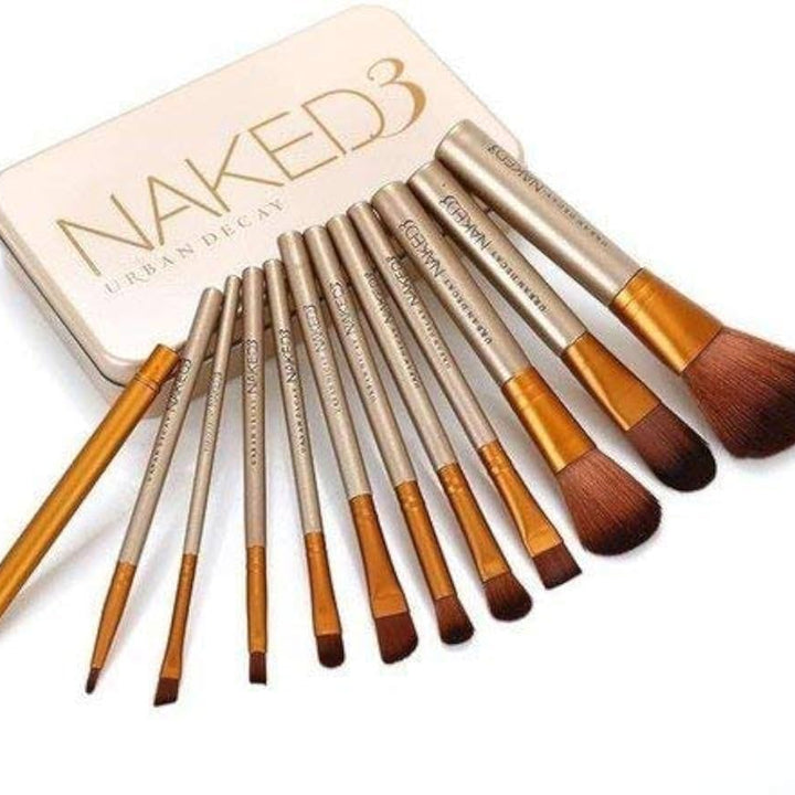 Set de 12 Brochas Naked 3 🎨✨