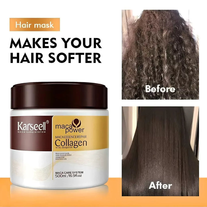🌿💖 Combo Capilar Karseell – Hidratación y reparación total para tu cabello 💆‍♀️✨