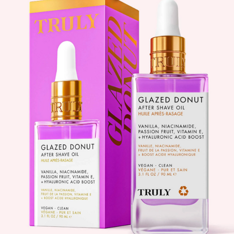 🌿 TRULY GLAZED DONUT AFTER SHAVE OIL – 60ML // 2 por el precio de 1
