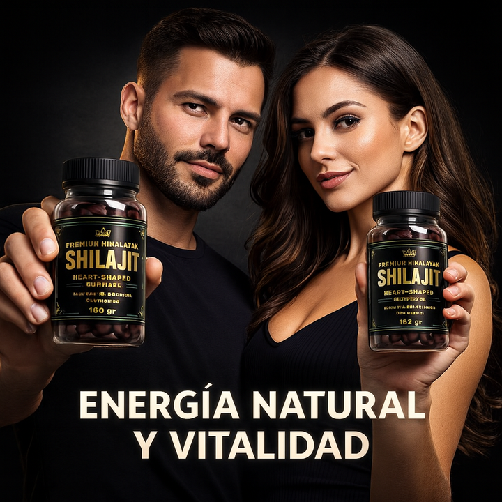 Shilajit Premium Himalayan (Gomitas en Forma de Corazón)