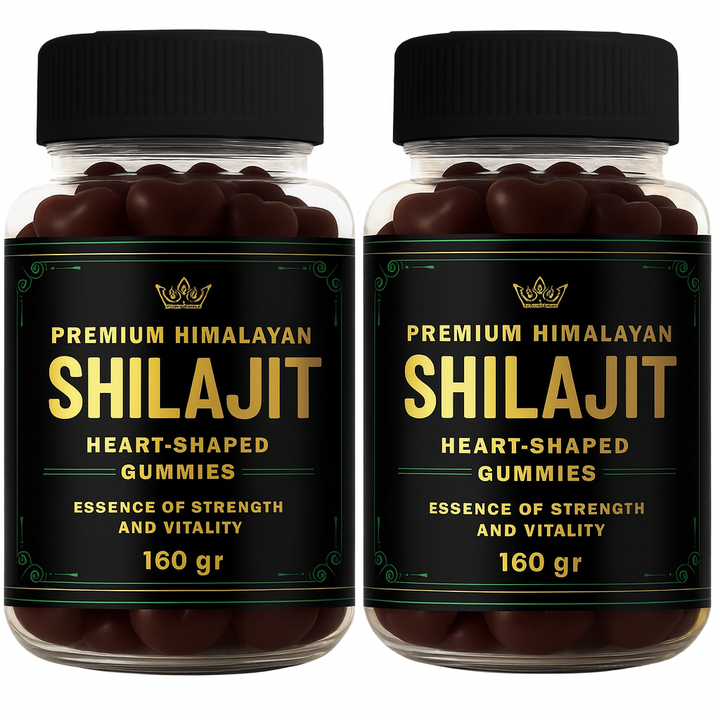 Shilajit Premium Himalayan (Gomitas en Forma de Corazón)