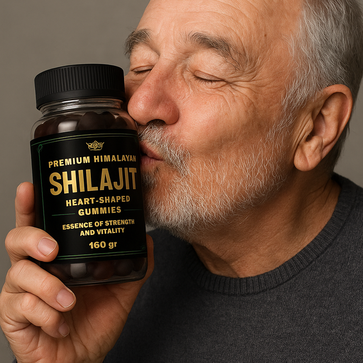 Shilajit Premium Himalayan (Gomitas en Forma de Corazón)