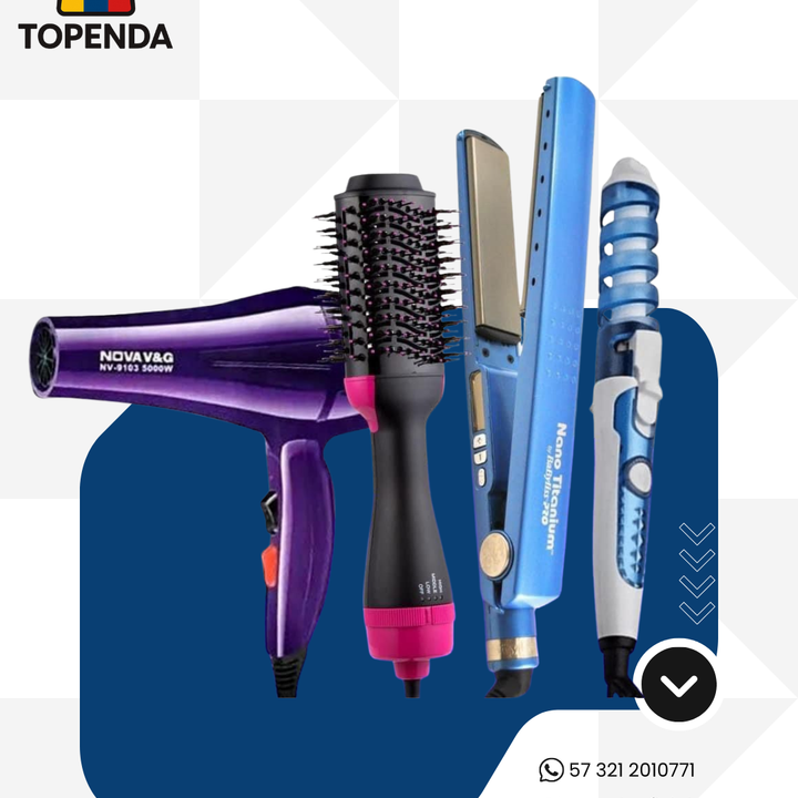 🔥 COMBO SECADOR PROFESIONAL NOVA + REMINGTON + CEPILLO ONE STEP 3 EN 1