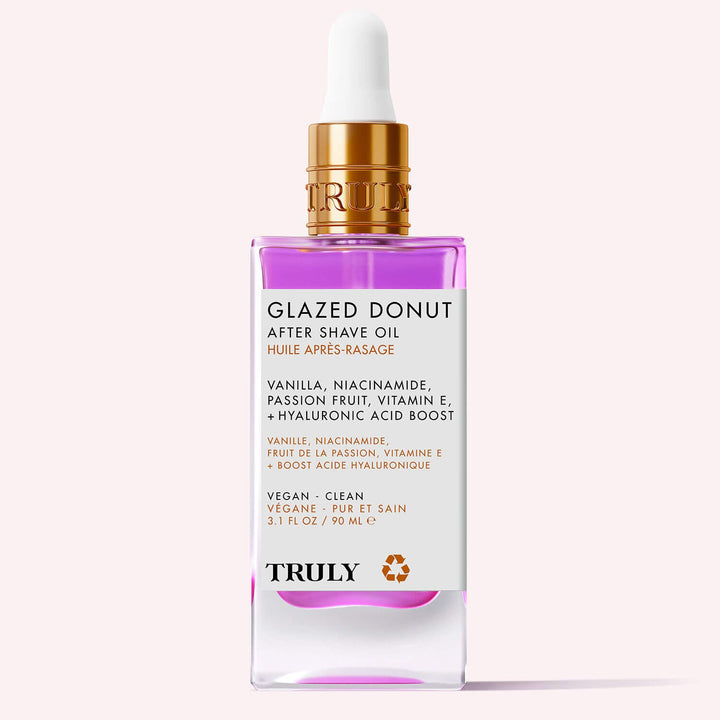 🌿 TRULY GLAZED DONUT AFTER SHAVE OIL – 60ML // 2 por el precio de 1