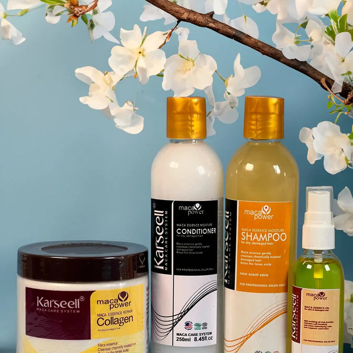 🌿💖 Combo Capilar Karseell – Hidratación y reparación total para tu cabello 💆‍♀️✨