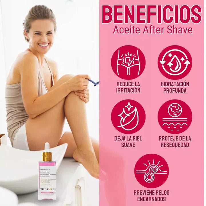 TRULY® 🍓 Aceite Post-Afeitado
